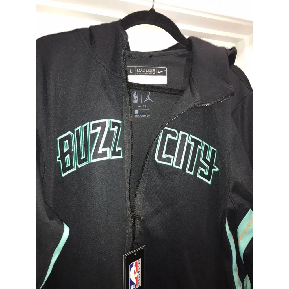 Jordan NBA Charlotte Hornets Buzz City Hoodie Size: Large Tall